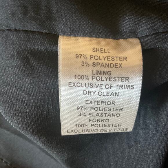 Eliza J Black Satin Feather Trimmed Sleeveless Mini Shift Cocktail Dress Size 10 - Picture 9 of 12